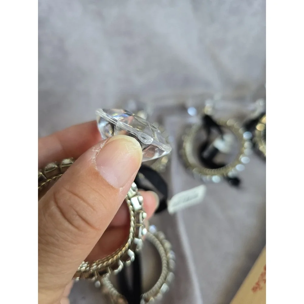 6 Pier 1 Engagement Ring Style Christmas Ornament Diamond Like Design Flaws